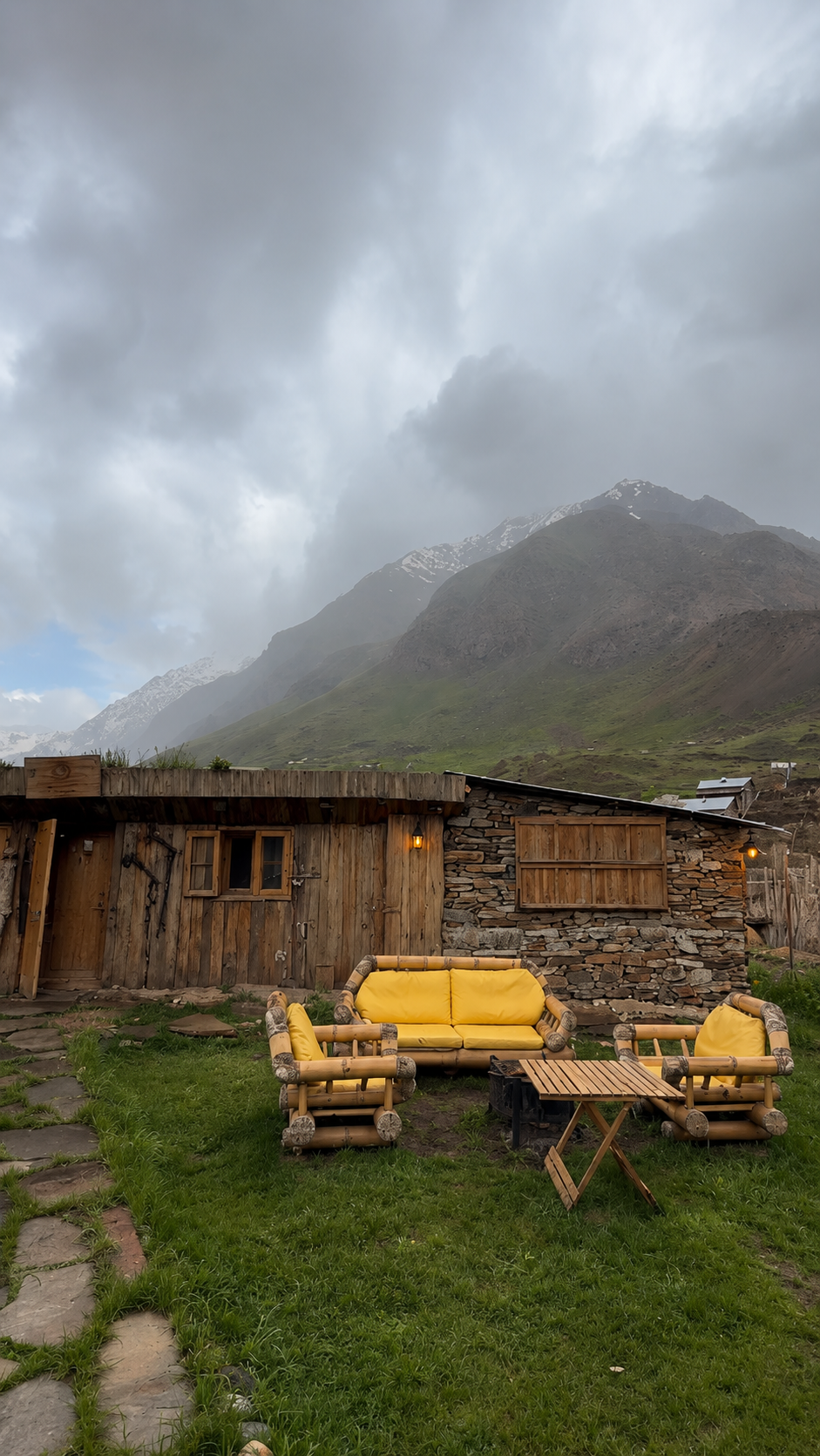 Rustic Cabin Lounge